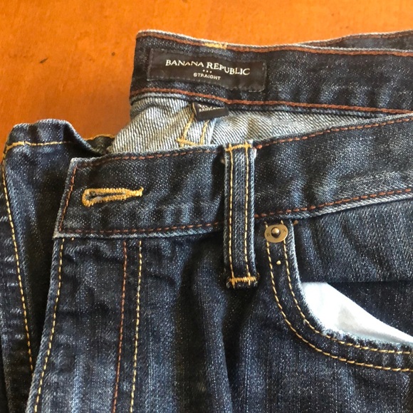 Men’s dark wash Banana Republic Jeans. 35x30 - Picture 1 of 4